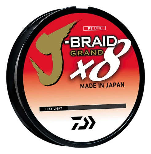 Daiwa J-Braid Grand X8 Gray Light Braided Line 3 Daiwa J-Braid Grand X8 Gray Light Braided Line