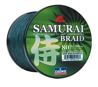 Daiwa Samurai Braided Line 300yds 3 Daiwa Samurai Braided Line 300yds