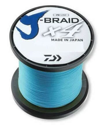 Daiwa J-Braid X4 Island Blue Line - 3000yds 50 3 Daiwa J-Braid X4 Island Blue Line - 3000yds 50