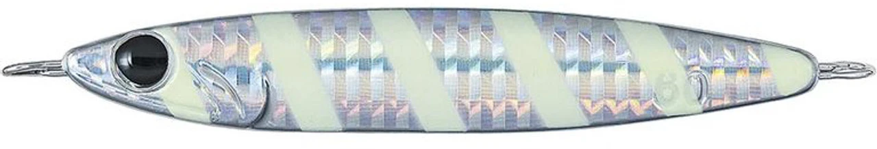 Daiwa Zakana Jig - 60g - Zebra Glow 3 Daiwa Zakana Jig - 60g - Zebra Glow