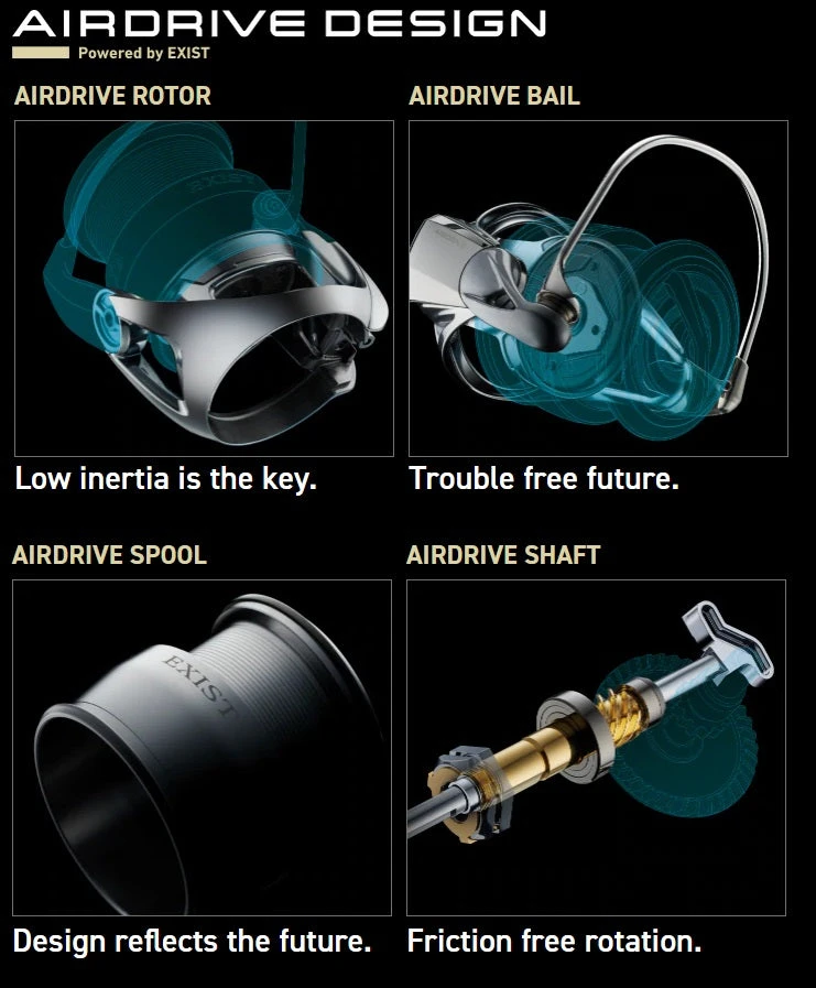 Daiwa Exist LT Spinning Reel 7 Daiwa Exist LT Spinning Reel - Image 5